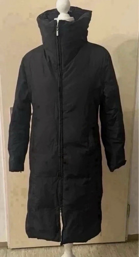 Daunenjacke lang schwarz - daunenjacke,,
